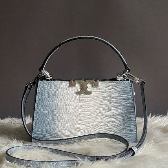 170504 - Tory Burch Eleanor Lizard Mini Satchel - Picture 4 of 15